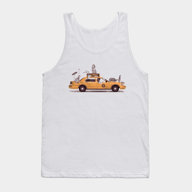 1-800-TAXI-DERMY Tank Top by Jacques